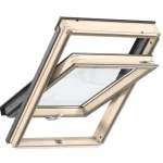 Velux, Tetőtéri ablak, GLL PK08 1061B, 3-rétegű üvegezés, lakkozott fa, 94x140 cm Vásárlói kedvenc