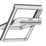 Outlet Velux, Tetőtéri ablak, GGU SK08 0070, 2-rétegű üveg, műanyag bevonat fa maggal, 114x140 cm