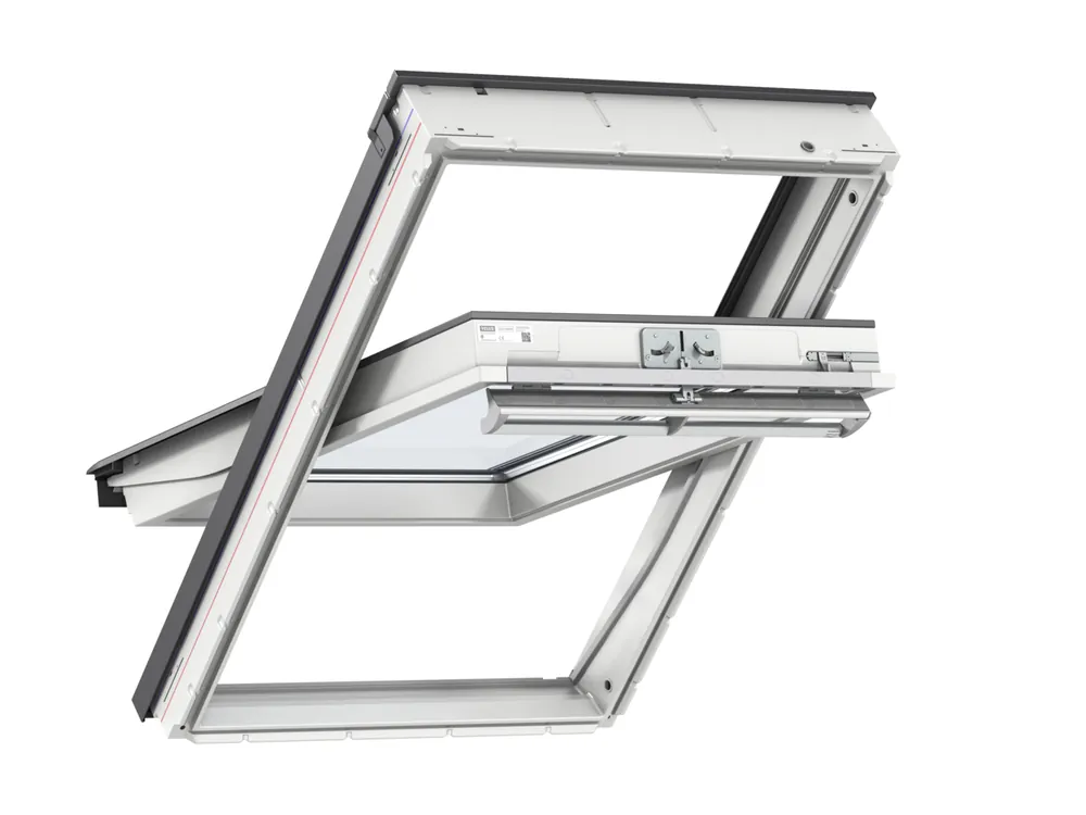 Velux, Tetőtéri ablak, GGU UK10 0070, 2-rétegű üveg, műanyag bevonat fa maggal, 134x160 cm Ne maradj le