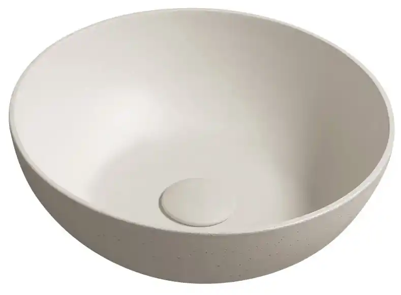 Mosdó, Sapho, FORMIGO FG033, beton, homok színű, átmérő: 39 cm Szuper ajánlat