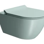 WC, Sapho GSI Pura 881515 fali, Swirlflush perem nélküli, matt jégkék Legkelendőbb