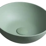 Szuper akció Mosdó, Sapho, FORMIGO FG038, beton, zöld színű, átmérő: 39 cm