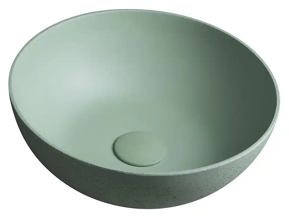 Szuper akció Mosdó, Sapho, FORMIGO FG038, beton, zöld színű, átmérő: 39 cm