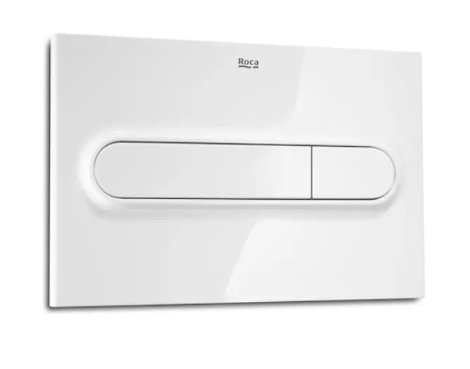 Nyomólap, Roca PL1 DUAL A890095000, fekvő, 2 mennyiséges, fényes fehér Szuper akció
