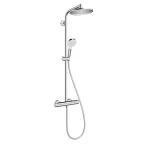 Hansgrohe Crometta S 240 Showerpipe, Termosztátos zuhanyrendszer, 27267000 Utolsó esély