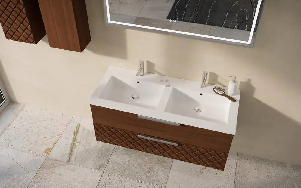 Azonnali szállítás Fürdőszobabútor, alsószekrény mosdóval tBoss Quarto 120