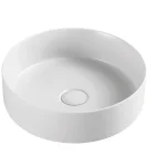 Ajánlat Mosdó, Wellis Rose WF00085, pultra ültethető, csaplyuk nélkül, matt fehér, átmérő: 35,5 cm
