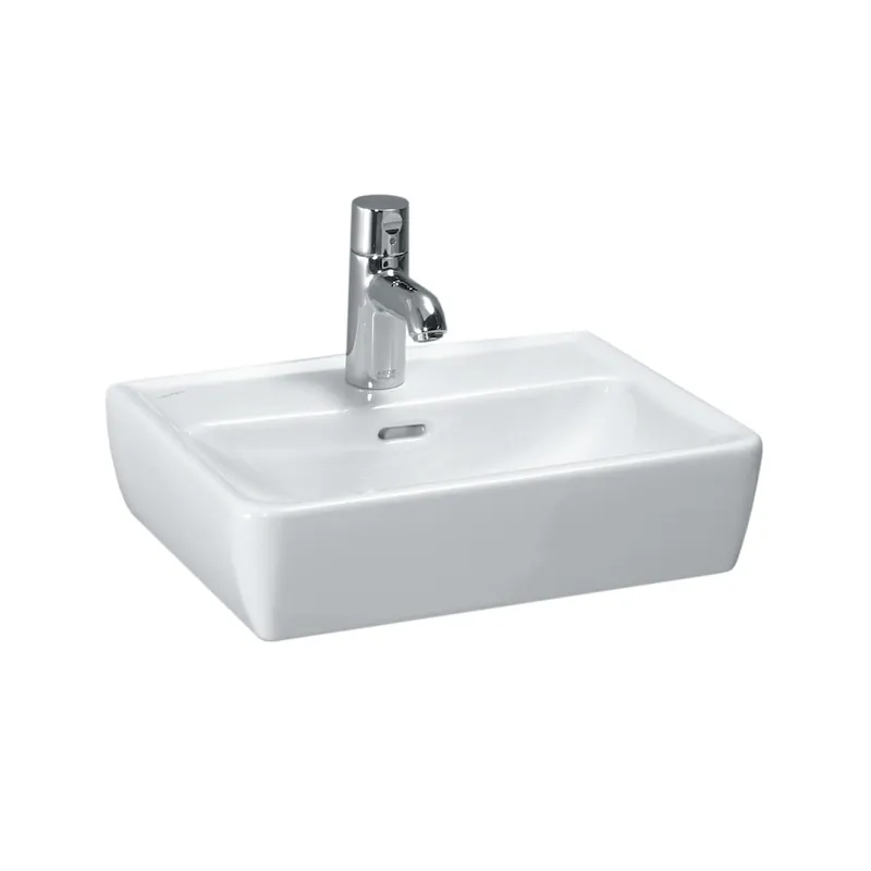 Akciós ár Mosdó, Laufen, Pro A H8119520001041, csaplyukkal, 45 cm