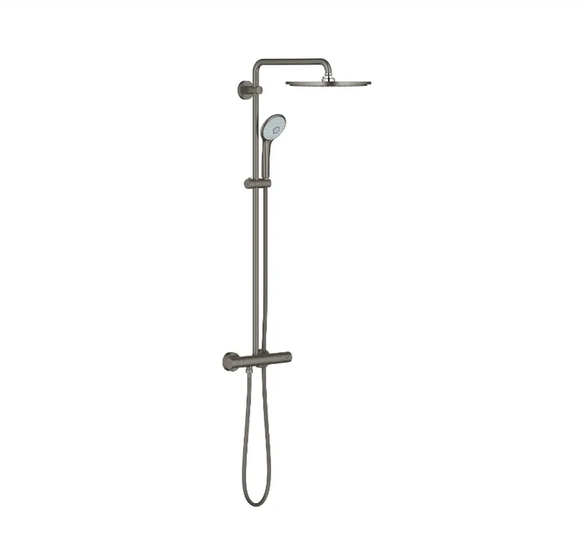 Szezonális akció Grohe, Euphoria 310, termosztátos zuhanyrendszer, brushed hard graphite, 26075AL0