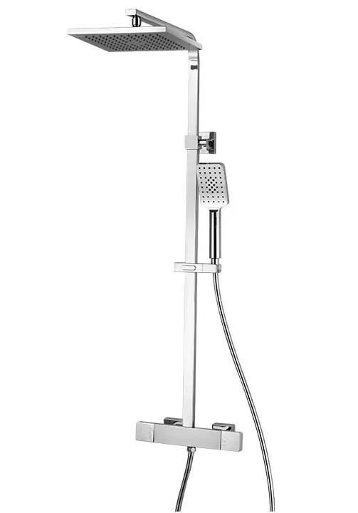 Wellis, Cascade, Termosztátos zuhanyrendszer, állítható magasságú zuhanyoszlop, WZ00083 Olcsó