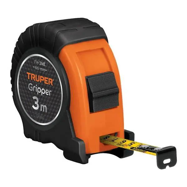 TRUPER FH-3ME Gumírozott mérőszalag, 3 m (15387) Biztonságos fizetés