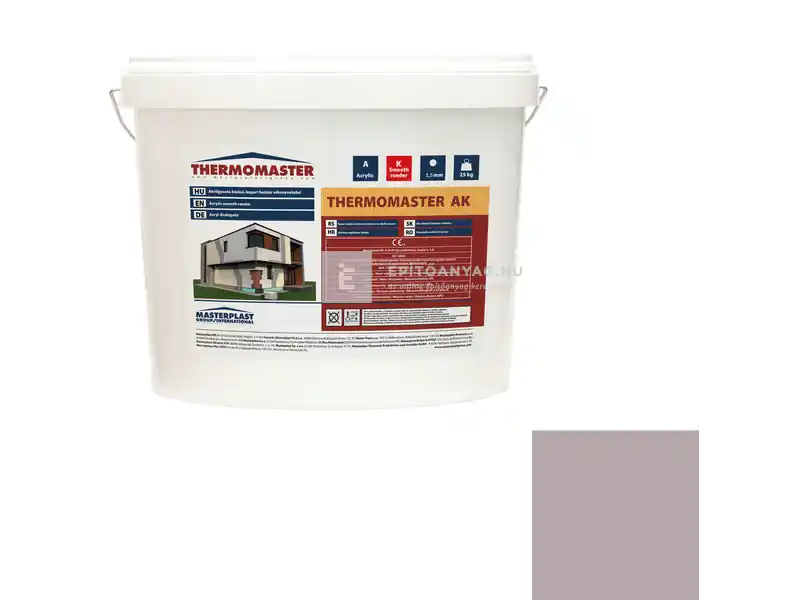 Masterplast Thermomaster akril vékonyvakolat, kapart 1,5 mm 20-D 25 kg Biztonságos fizetés