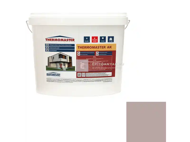 Korlátozott ajánlat Masterplast Thermomaster akril vékonyvakolat, kapart 2 mm 18-D 25 kg