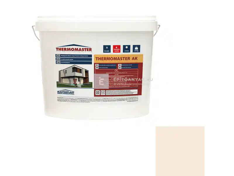 Kedvezményes ár Masterplast Thermomaster akril vékonyvakolat, kapart 2 mm 47-F 25 kg