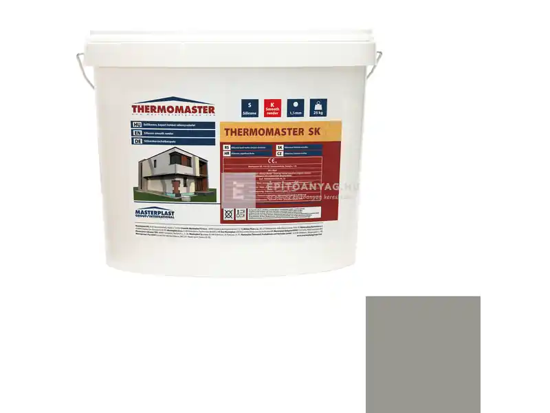 Masterplast Thermomaster szilikon vékonyvakolat, kapart 1,5 mm 46-C 25 kg Vásárlói kedvenc