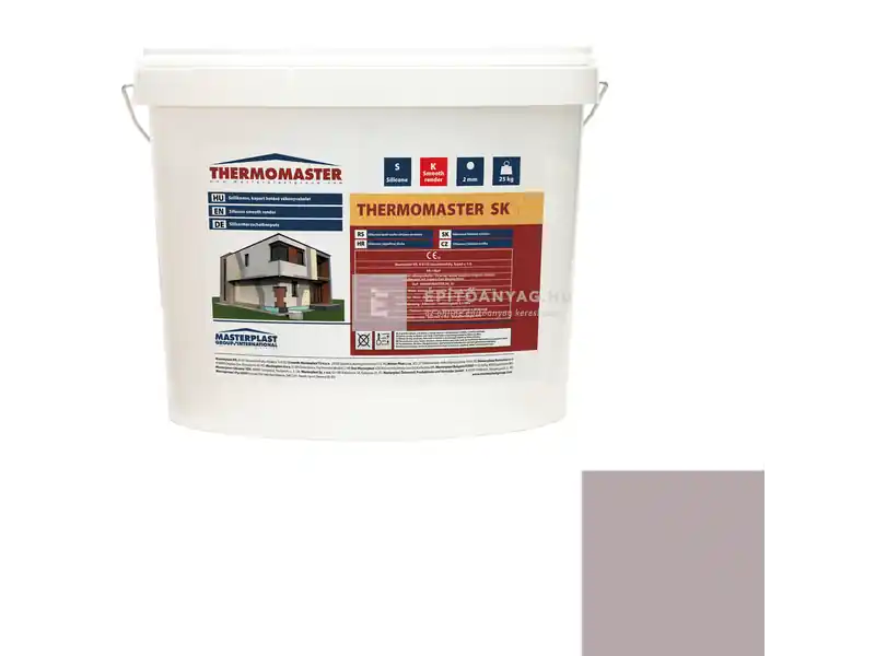 Legkelendőbb Masterplast Thermomaster szilikon vékonyvakolat, kapart 2 mm 20-D 25 kg