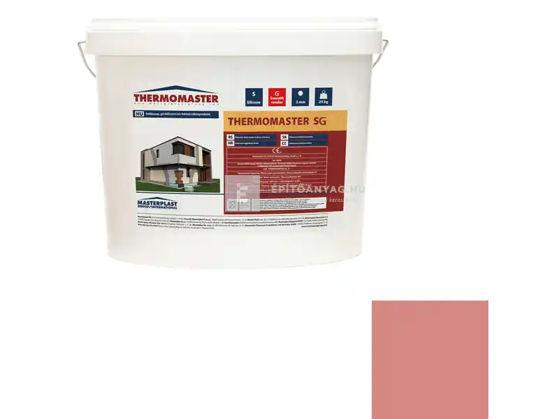 Masterplast Thermomaster szilikon vékonyvakolat, gördülőszemcsés 2 mm 21-D 25 kg Outlet