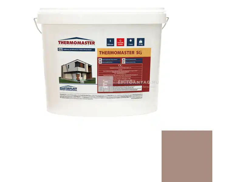 Masterplast Thermomaster szilikon vékonyvakolat, gördülőszemcsés 2 mm 14-C 25 kg Gyors szállítás