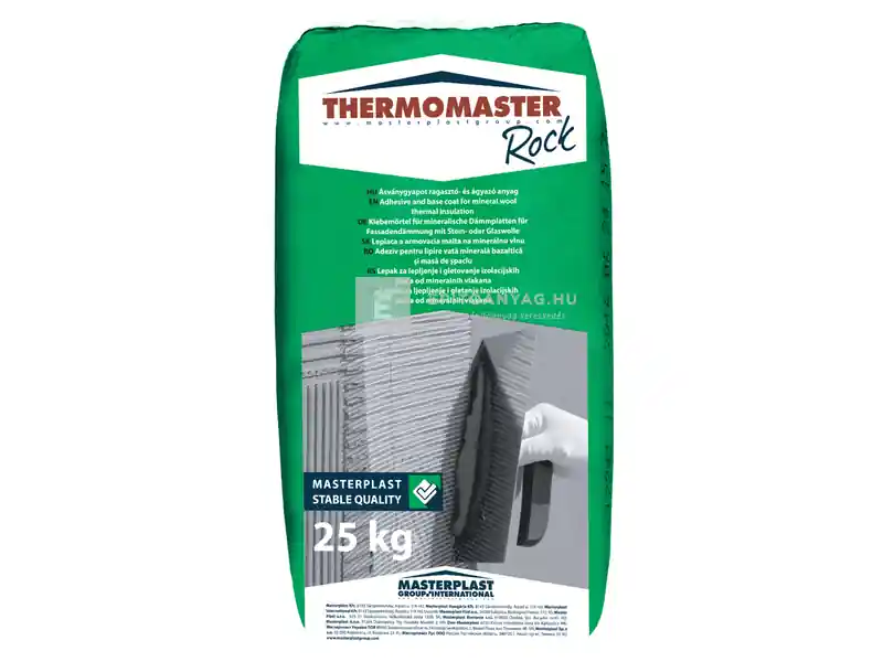 Masterplast Thermomaster Rock homlokzati ragasztó- és ágyazóhabarcs 25 kg Olcsóbb