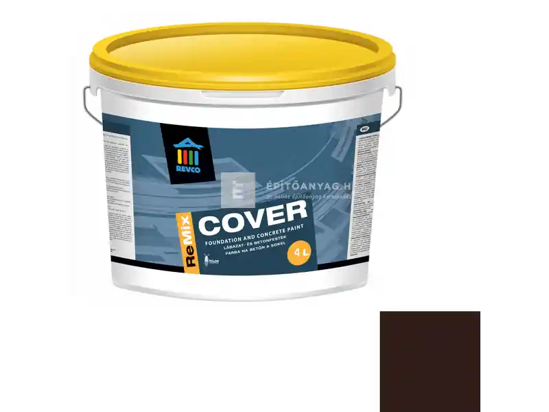 Revco ReMix Cover lábazati- és betonfesték dark brown 4 l Expressz szállítás