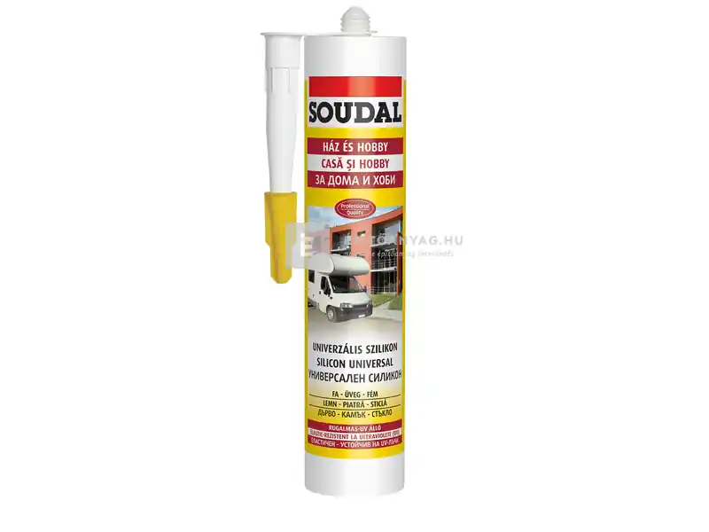 Újdonság Soudal univerzális szilikon transzparens 280 ml