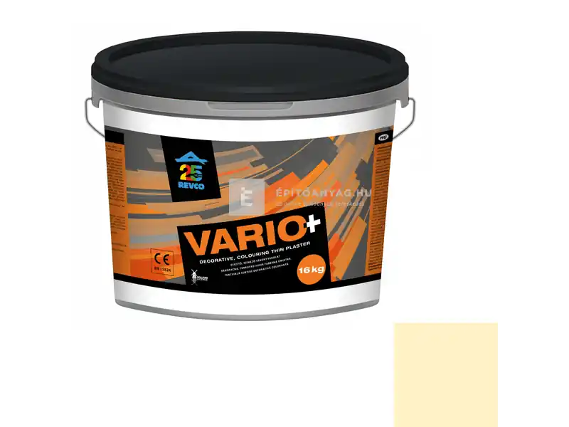 Revco Vario+ Struktúra gördülőszemcsés vékonyvakolat 2 mm vanilla 1 16 kg Vedd meg most