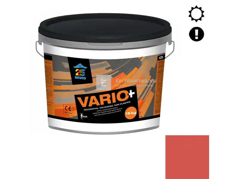 Akciós ár Revco Vario+ Struktúra gördülőszemcsés vékonyvakolat 3 mm rouge 5 16 kg