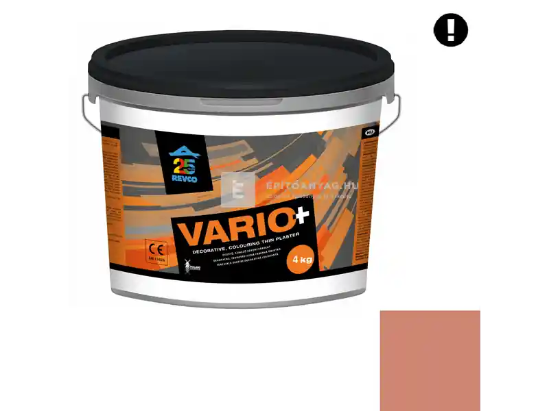 Különleges ajánlat Revco Vario+ Struktúra gördülőszemcsés vékonyvakolat 2 mm cacao 4 4 kg