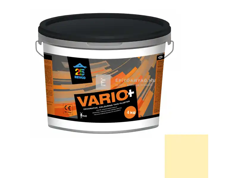 Kedvezmény Revco Vario+ Struktúra gördülőszemcsés vékonyvakolat 2 mm vanilla 2 4 kg