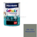 Azonnali szállítás Poli-Farbe Cellkolor magasfényű zománcfesték RAL 7023 hamuszürke 0,8 l