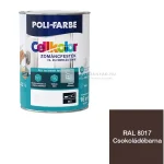 Biztonságos vásárlás Poli-Farbe Cellkolor matt zománcfesték RAL 8017 csokoládébarna 0,8 l