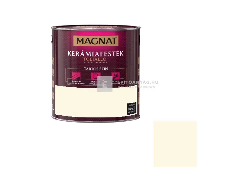 Magnat Ceramic beltéri falfesték CM7 vanília kristály 2,5 l Alacsony ár