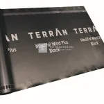 Terrán MediFol Wind Plus Black páraáteresztő tetőfólia két ragasztósávval 140 g, 75 m2 Expressz szállítás