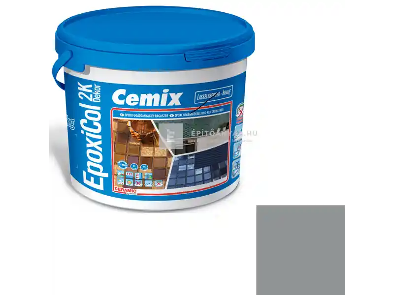 Cemix 8660 EpoxiCol 2K Dekor epoxi fugázó betonszürke 7 kg Rendeld meg most