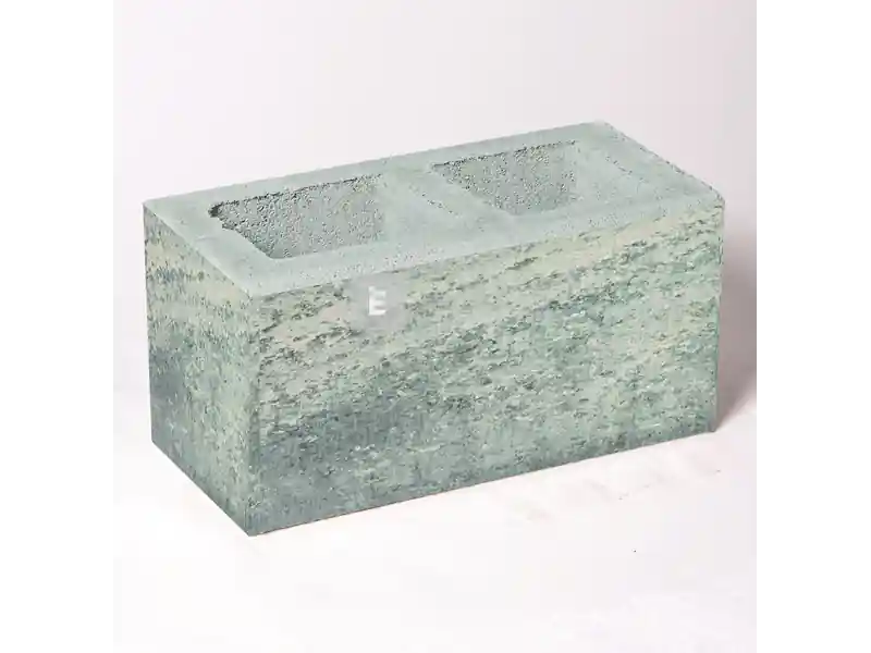 Azonnali szállítás Leier Modern kerítéskő normálkő natúr, satírozott füstantracit 20x40x20 cm