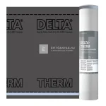Dörken Delta-Therm Plus hőálló, páraáteresztő alátétfólia fémlemez fedéshez 1,5x50 m Expressz kézbesítés