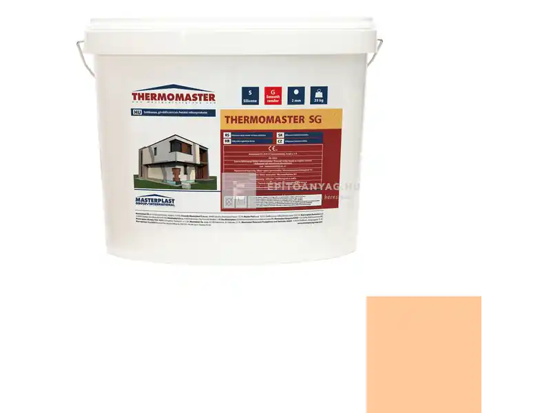 Masterplast Thermomaster szilikon vékonyvakolat, gördülőszemcsés 2 mm 07-D 25 kg Utolsó esély