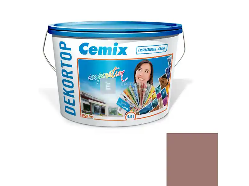 Nézd meg most Cemix 2802 DekorTOP diszperziós homlokzatfesték 5159 rusty 4,5 l