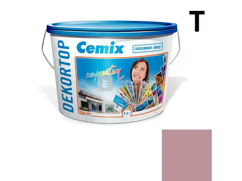 Expressz kézbesítés Cemix 2802 DekorTOP diszperziós homlokzatfesték 5169 rusty 4,5 l