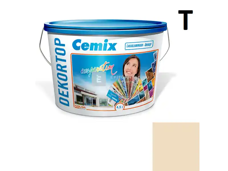 Gyors kiszállítás Cemix 2802 DekorTOP diszperziós homlokzatfesték 5171 rusty 4,5 l