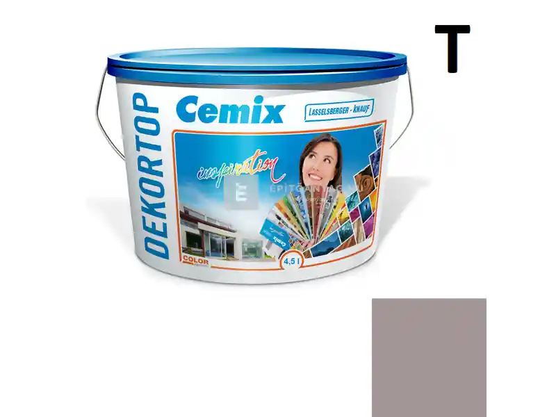 Cemix 2802 DekorTOP diszperziós homlokzatfesték 5185 rusty 4,5 l Kedvezményes ár