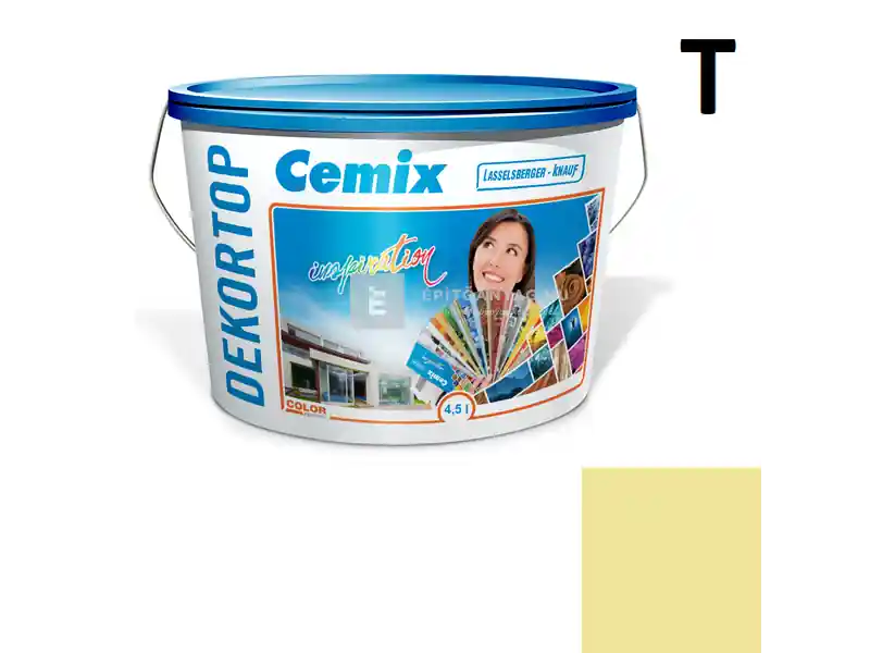 Gyors kiszállítás Cemix 2802 DekorTOP diszperziós homlokzatfesték 6113 intense 4,5 l