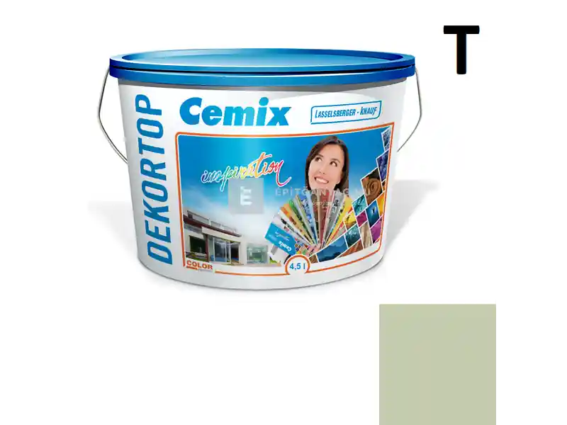 Újdonság Cemix 2802 DekorTOP diszperziós homlokzatfesték 6543 intense 4,5 l