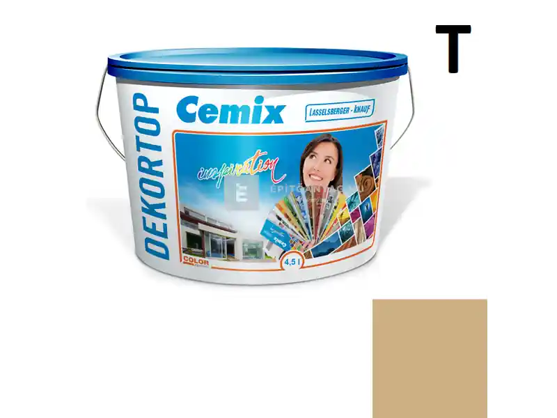 Olcsóbb Cemix 2802 DekorTOP diszperziós homlokzatfesték 6925 intense 4,5 l