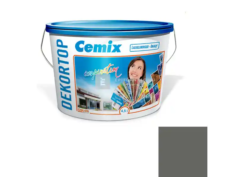 Újdonság Cemix 2802 DekorTOP diszperziós homlokzatfesték 6959 intense 4,5 l