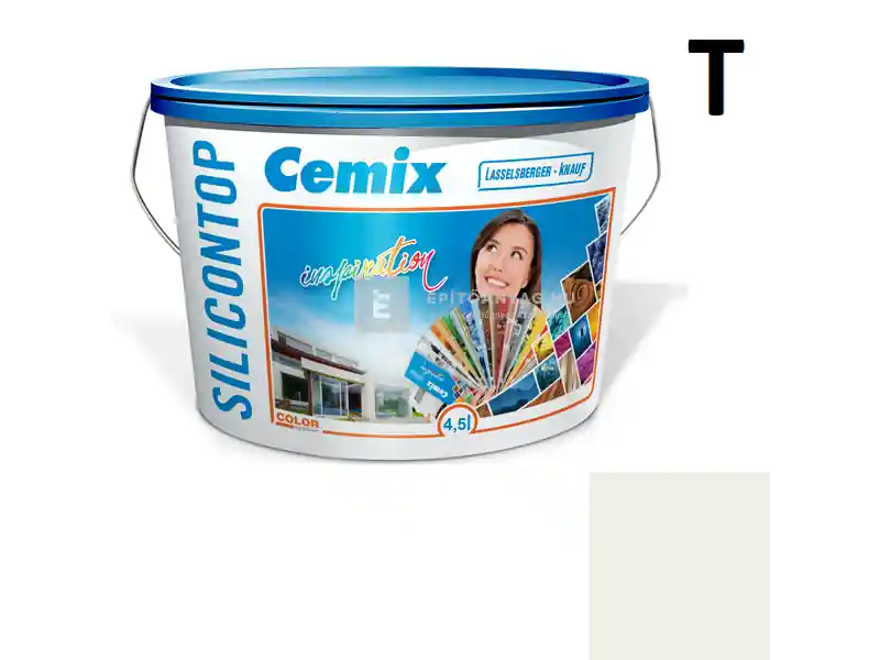 Kiárusítás Cemix 2800 SiliconTOP szilikon homlokzatfesték 4121 cream 4,5 l
