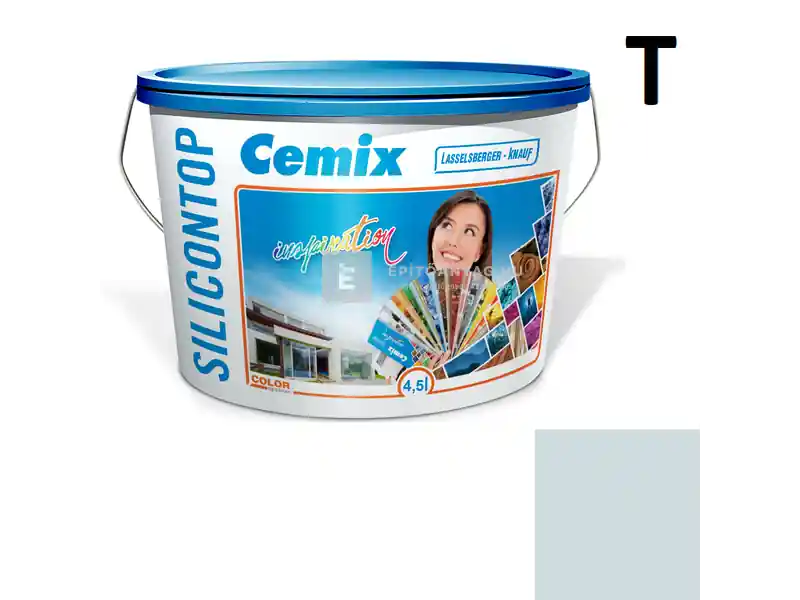 Expressz kézbesítés Cemix 2800 SiliconTOP szilikon homlokzatfesték 4721 blue 4,5 l