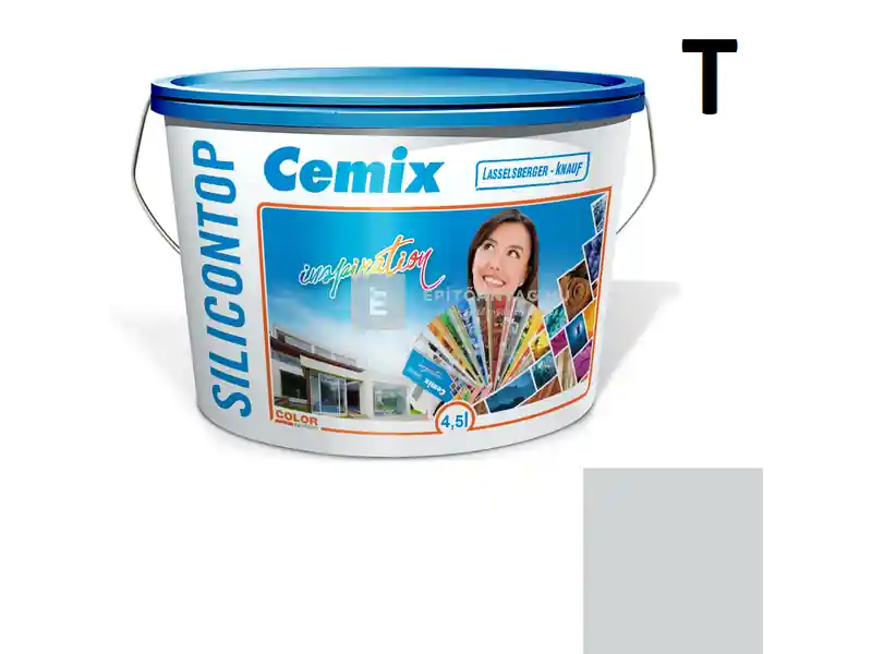 Cemix 2800 SiliconTOP szilikon homlokzatfesték 4761 blue 4,5 l Árengedmény