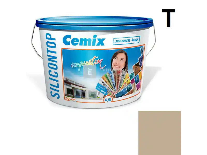 Cemix 2800 SiliconTOP szilikon homlokzatfesték 4937 brown 4,5 l Bestseller