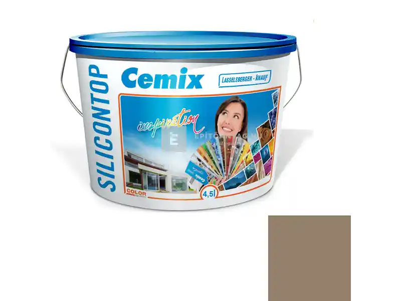 Cemix 2800 SiliconTOP szilikon homlokzatfesték 4987 brown 4,5 l Árengedmény
